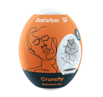 Masturbator żelowe jajeczko Satisfyer crunchy sex